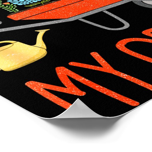 I'll Be In My Office Garden Funny Distressed Garde Poster (Hoek)