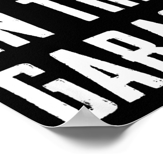 Ill Be In The Garage Funny Sarcastic Mechanic Work Poster (Hoek)