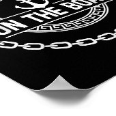 Ill Be On The Boat Funny Yacht Ship Captain Boatin Poster (Hoek)