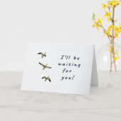 I'll be waiting for you! kaart (Gele Bloem)