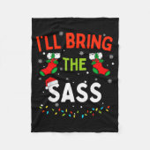 I'll Bring The S Funny Family Matching Christmas  Fleece Deken (Voorkant)