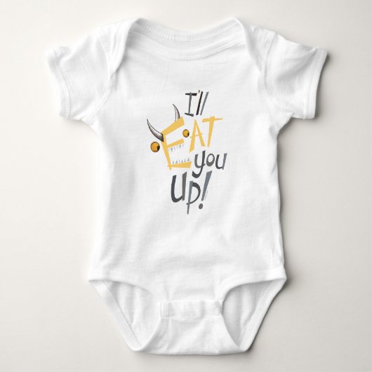 I'll Eat You Up Grafisch Romper (Voorkant)