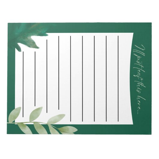 I'll Just Leaf This Here... Notepad Notitieblok (Voorkant)