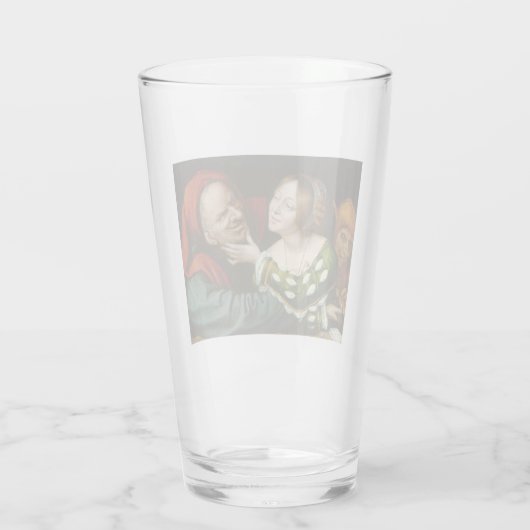 Ill-Matched Lovers (door Massys van Quentin) Glas (Achterkant)