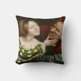 Ill-Matched Lovers (door Massys van Quentin) Kussen