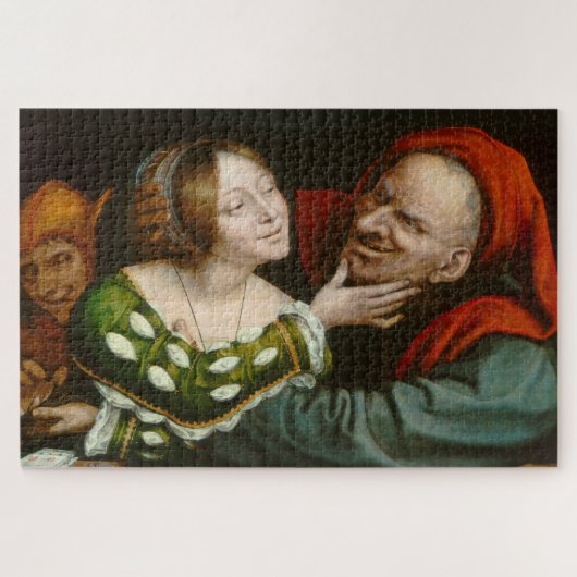 Ill-Matched Lovers (door Massys van Quentin) Legpuzzel (Horizontaal)