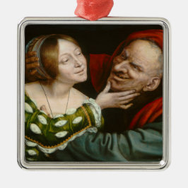 Ill-Matched Lovers (door Massys van Quentin) Metalen Ornament