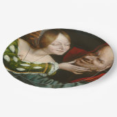 Ill-Matched Lovers (door Massys van Quentin) Papieren Bordje (Gekanteld)