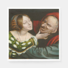 Ill-Matched Lovers (door Massys van Quentin) Servet