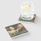 Ill-Matched Lovers (door Massys van Quentin) Stenen Onderzetter (Zijkant)