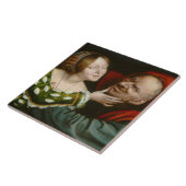 Ill-Matched Lovers (door Massys van Quentin) Tegeltje (Zijkant)