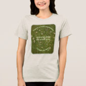 I'll Meet You There Rumi Inspirational Quote  Tri-Blend Shirt (Voorkant)