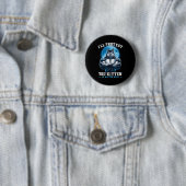 I'll Protect You Kitten No What Alpha Wolf Ronde Button 5,7 Cm (In situ)