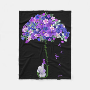 Ill Remember For You Paarse olifant Heimers Aware Fleece Deken
