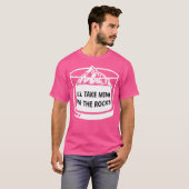I'Ll Take Mine On The Rocks Rock Climbing T-shirt (Voorkant volledig)