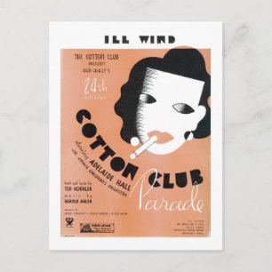 Ill Wind Cotton Club Parade Songbook Hoesje Briefkaart