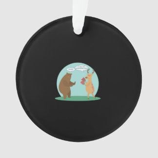 I'll With My Bear Hands Oh Deer Funny Creative Sty Ornament