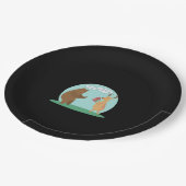 I'll With My Bear Hands Oh Deer Funny Creative Sty Papieren Bordje (Gekanteld)