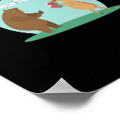 I'll With My Bear Hands Oh Deer Funny Creative Sty Poster (Hoek)