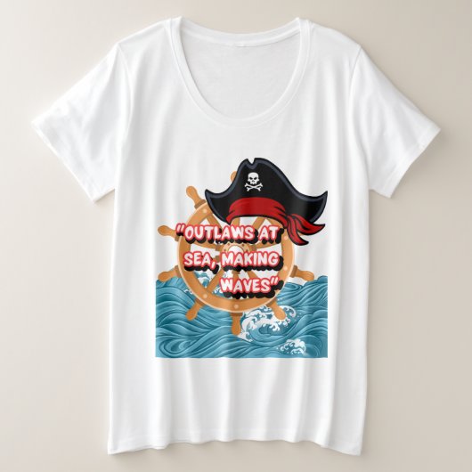 illegaal geciteerd grote maat t-shirt (Design voorkant)
