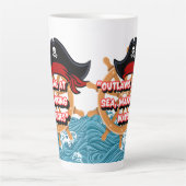 illegaal geciteerd latte mok (Voorkant)