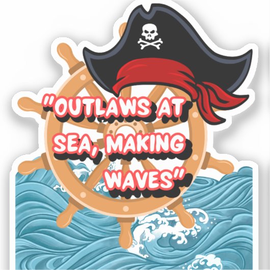 illegaal geciteerd sticker (Voorkant)