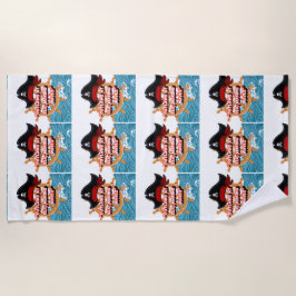 illegaal geciteerd strandlaken