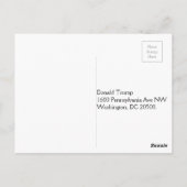 "Illegaal" met regenbooggekleurde Trump-vlakken Briefkaart (Achterkant)