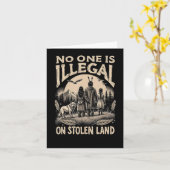 Illegaal op gestolen land 90's kaart (Gele Bloem)