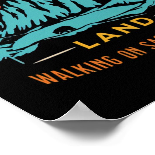 Illegaal op gestolen land  poster (Hoek)