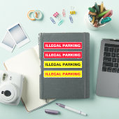 illegaal parkeren sticker (iPad Cover)