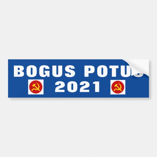 Illegaal President verbannen Bumpersticker (Voorkant)
