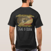 Illegaal T-shirt (Achterkant)