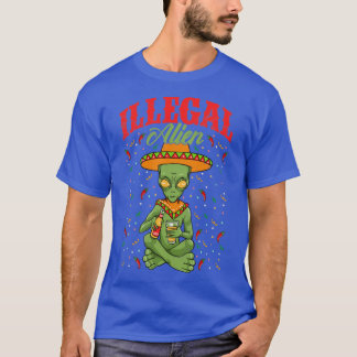 Illegal Alien Cinco de Mayo Sci Fi T-shirt