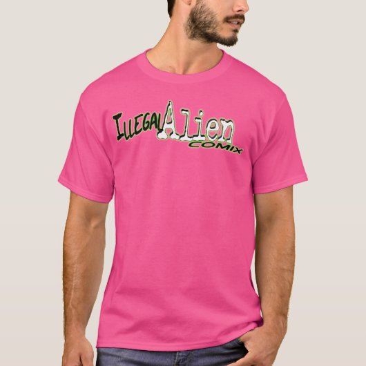 Illegale Alien Comix Logo T-shirt (Voorkant)