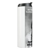 illegale immigratie thermosbeker (Gedraaid links)