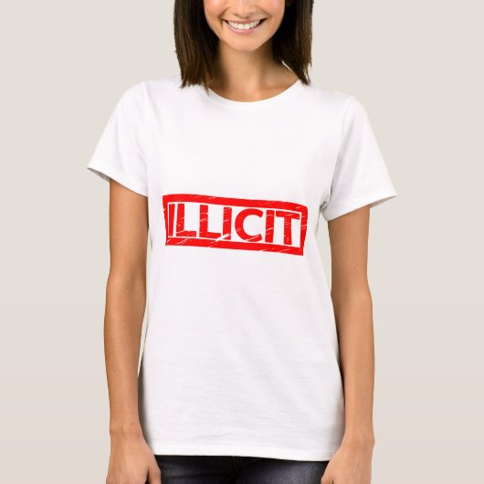 Illegale Stempel T-shirt (Voorkant)