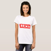 Illegale Stempel T-shirt (Voorkant volledig)