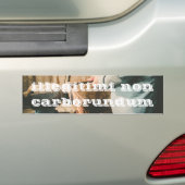 Illegii Non Carborundum Bumpersticker (Op auto)