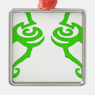 Illidan Rune Design Metalen Ornament