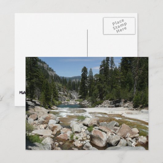 Illilouette Creek in Yosemite National Park Briefkaart (Voorkant / Achterkant)