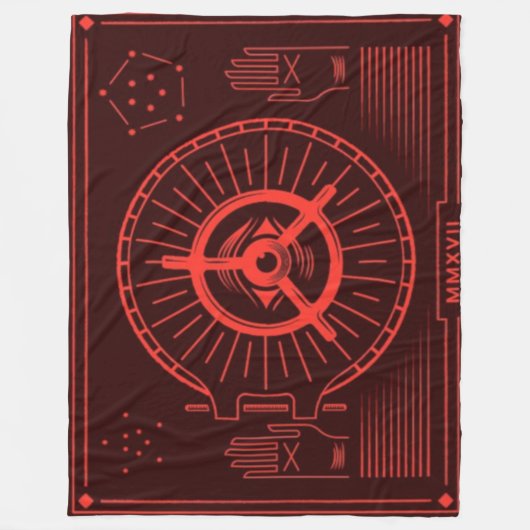 ILLIMINATI FLEECE DEKEN (Voorkant)