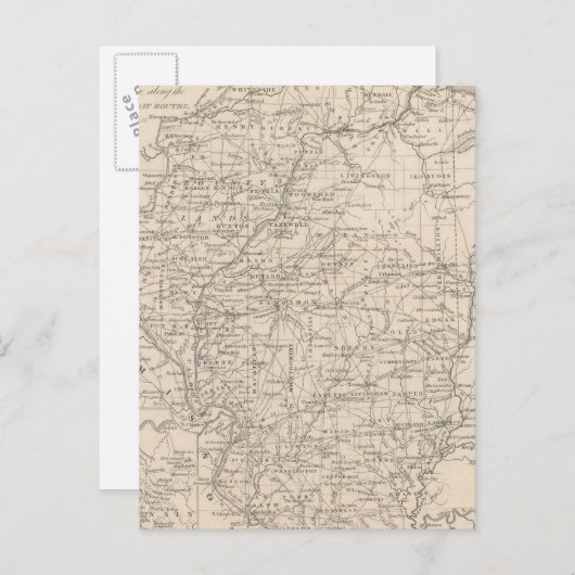 Illinois 12 briefkaart (Voorkant / Achterkant)