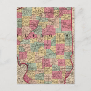 Illinois 12 briefkaart