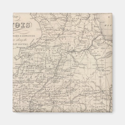 Illinois 12 magneet (Voorkant)