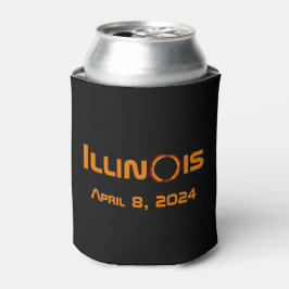 Illinois 2024 totale zonsverduistering blikjeskoeler