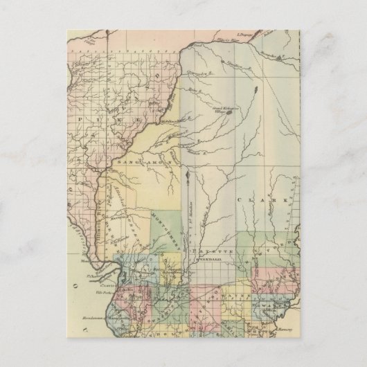 Illinois 4 briefkaart (Voorkant)
