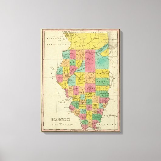 Illinois 4 canvas afdruk (Voorkant)