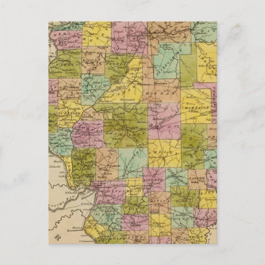 Illinois 5 briefkaart (Voorkant)