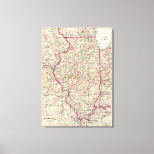 Illinois 6 canvas afdruk (Voorkant)